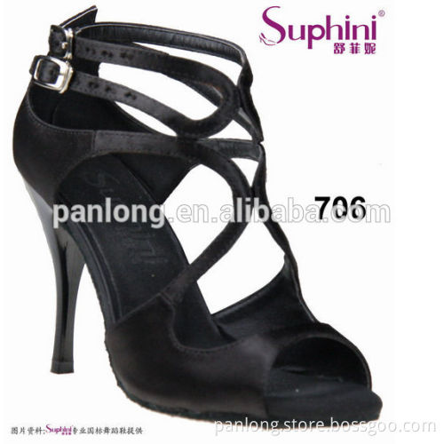 Ladies Sexy Tango Dance Shoes Black